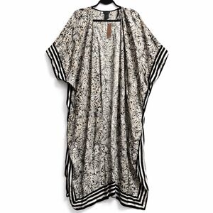NWT Steve Madden Floral Kimono Maxi Duster One Size